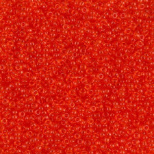 Miyuki rocailles Perlen 15/0 - Transparent tangerine 15-139